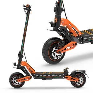 DriveTron DT10 Compact Dual Motors Electric Scooter, 1200W*2 Dual Drive, 50V20.8Ah Battery, 80KM Max Range, 70KM/H Max Speed, 10-Inch Vacuum Tires, NFC Power-On, Foldable Adult Scooter with EN17128, CE, UL2272 Certifications