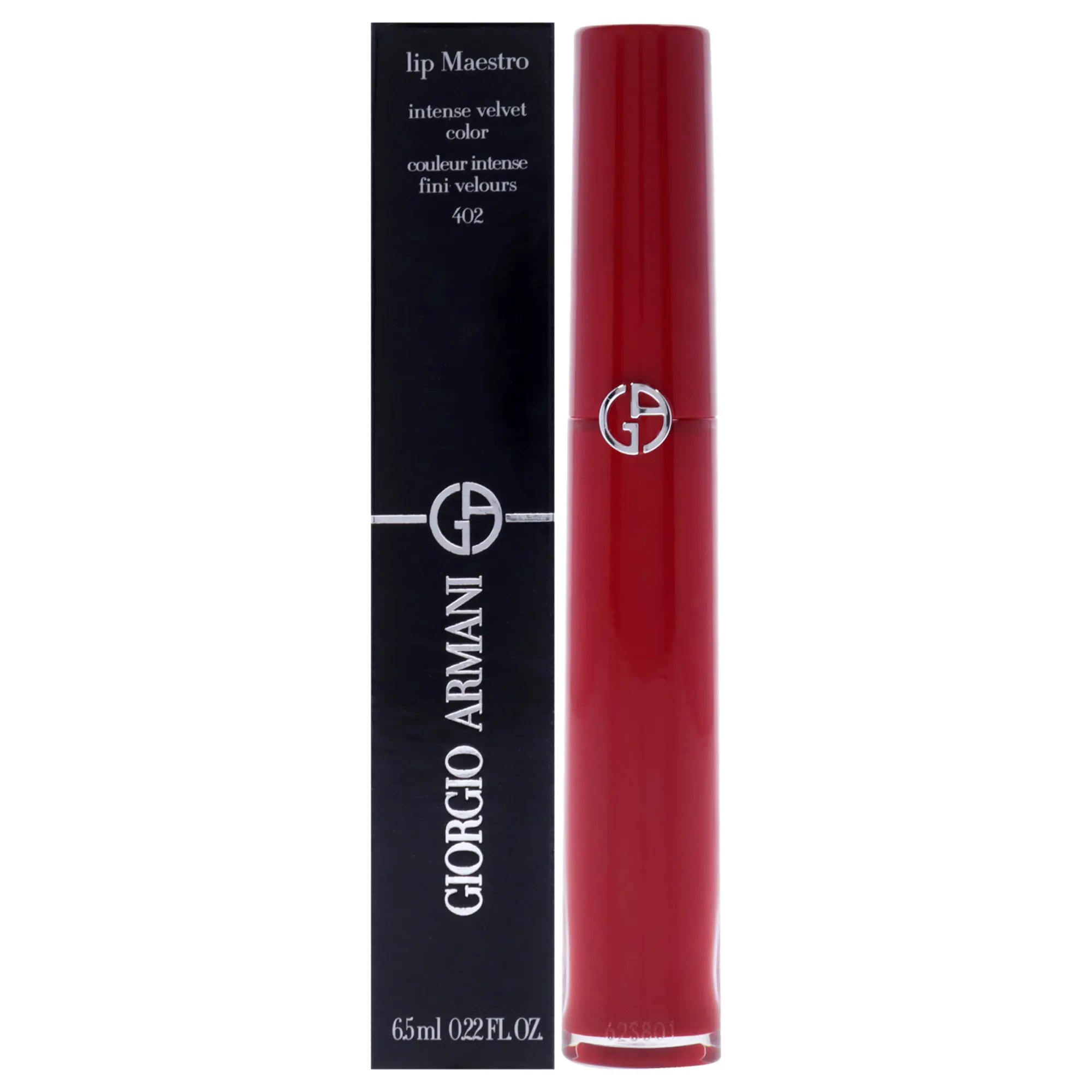Giorgio Armani Women's Lip Maestro Intense Velvet Color Cosmetic Makeup Lipstick - Shade 402 Chinese Lacquer - 0.22 oz