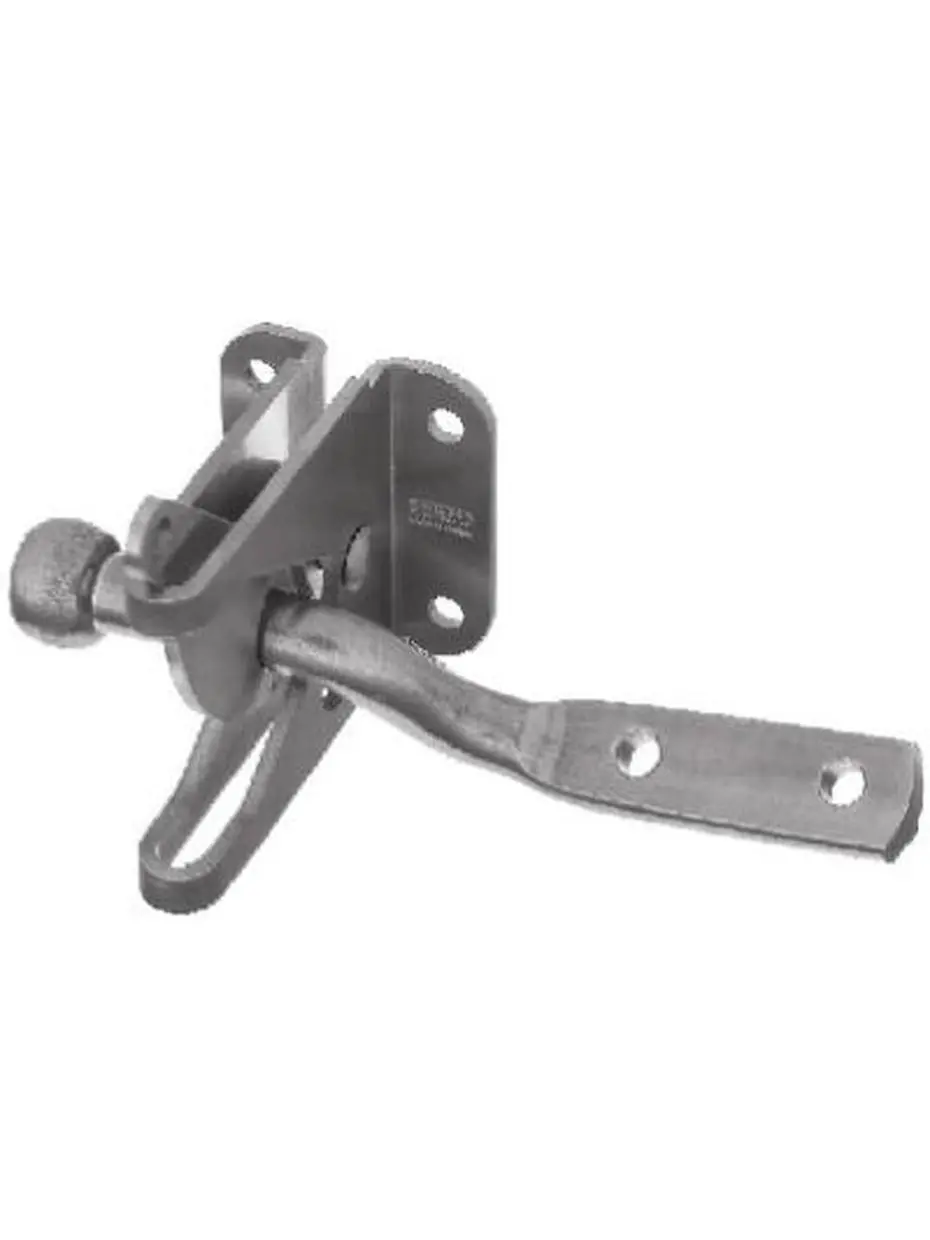 N342-600 Stainless Steel Automatic Gate Latch, Rust Resistant, Vinyl Safe Door Hardware for Gates