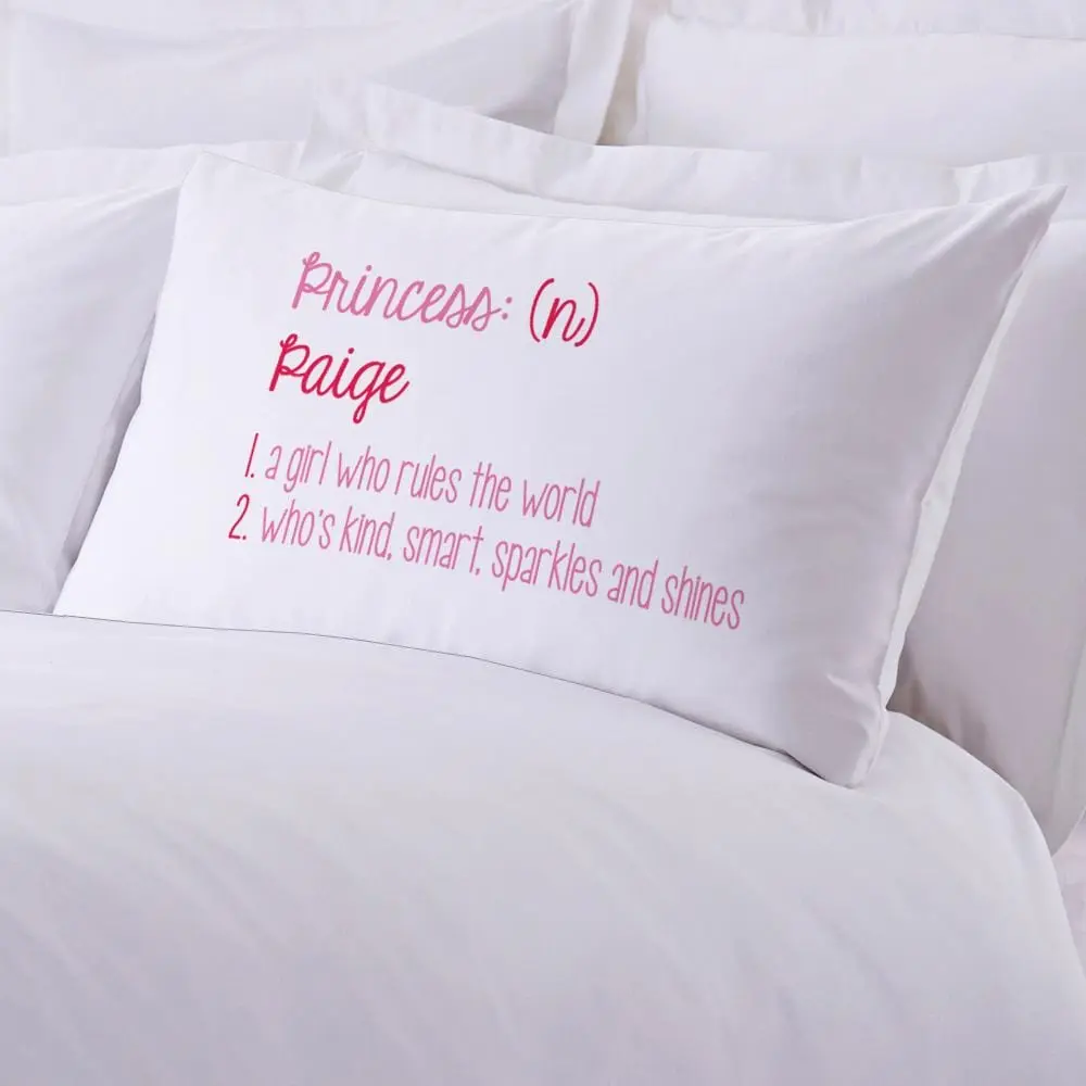 Princess Personalized Kids Sleeping Pillowcase