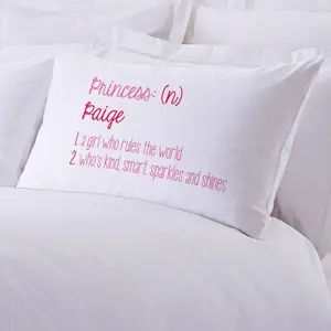 Princess Personalized Kids Sleeping Pillowcase
