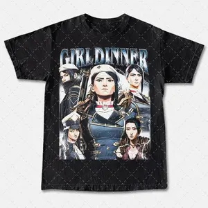 Caitlyn Kiramman Girl Dinner Tee, Caitlyn Kiramman T-shirt, Unisex T-Shirt, Arcane Merch, Graphic Tee, Pop Culture Shirt