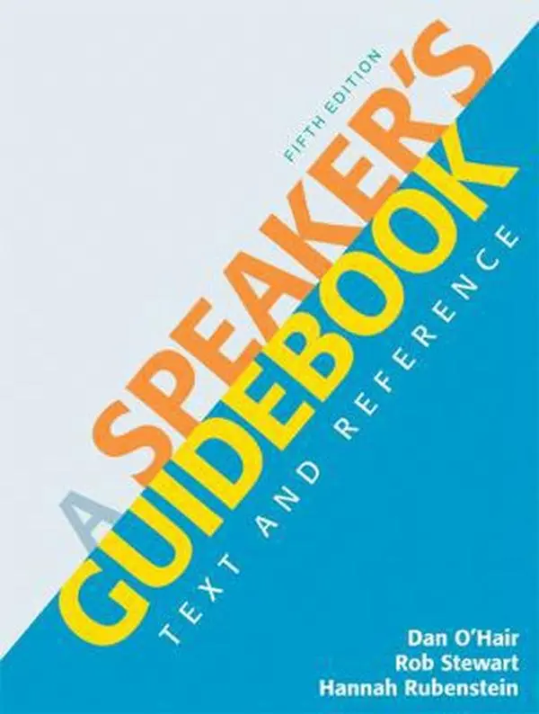USED-A Speaker's Guidebook: Text and Reference by Dan O'Hair (Plastic Comb)