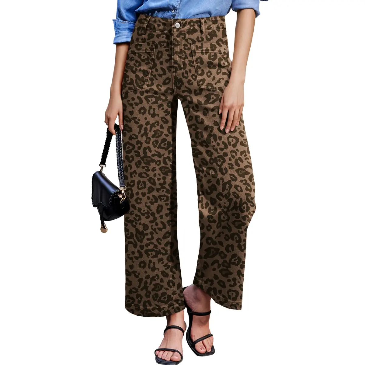 Brown Leopard Print