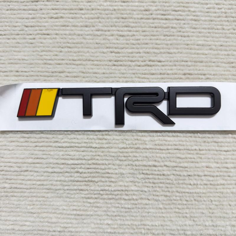 TRD logo applies to Toyota Jeep Dodge body stickers Side logos Leaf panels Rear modification logos Car stickers