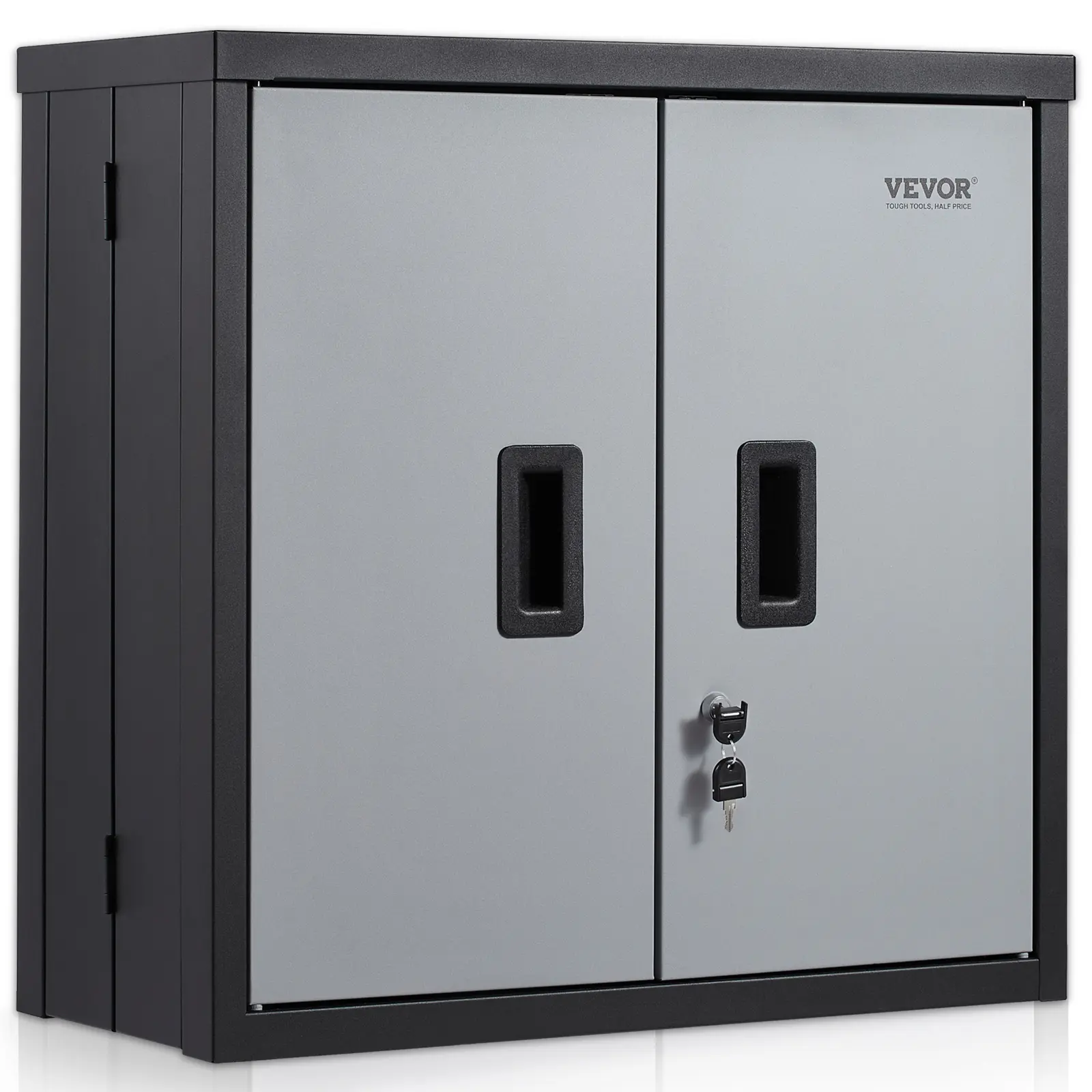 【Summerfinds】VEVOR Foldable Metal Wall Cabinet - 26" Small Tool Chest with 240 LBS Loading CapacityAdjustable ShelfMagnetic DoorStorage & Organization for GarageHome, Storage, Foldable Key Cabinets
