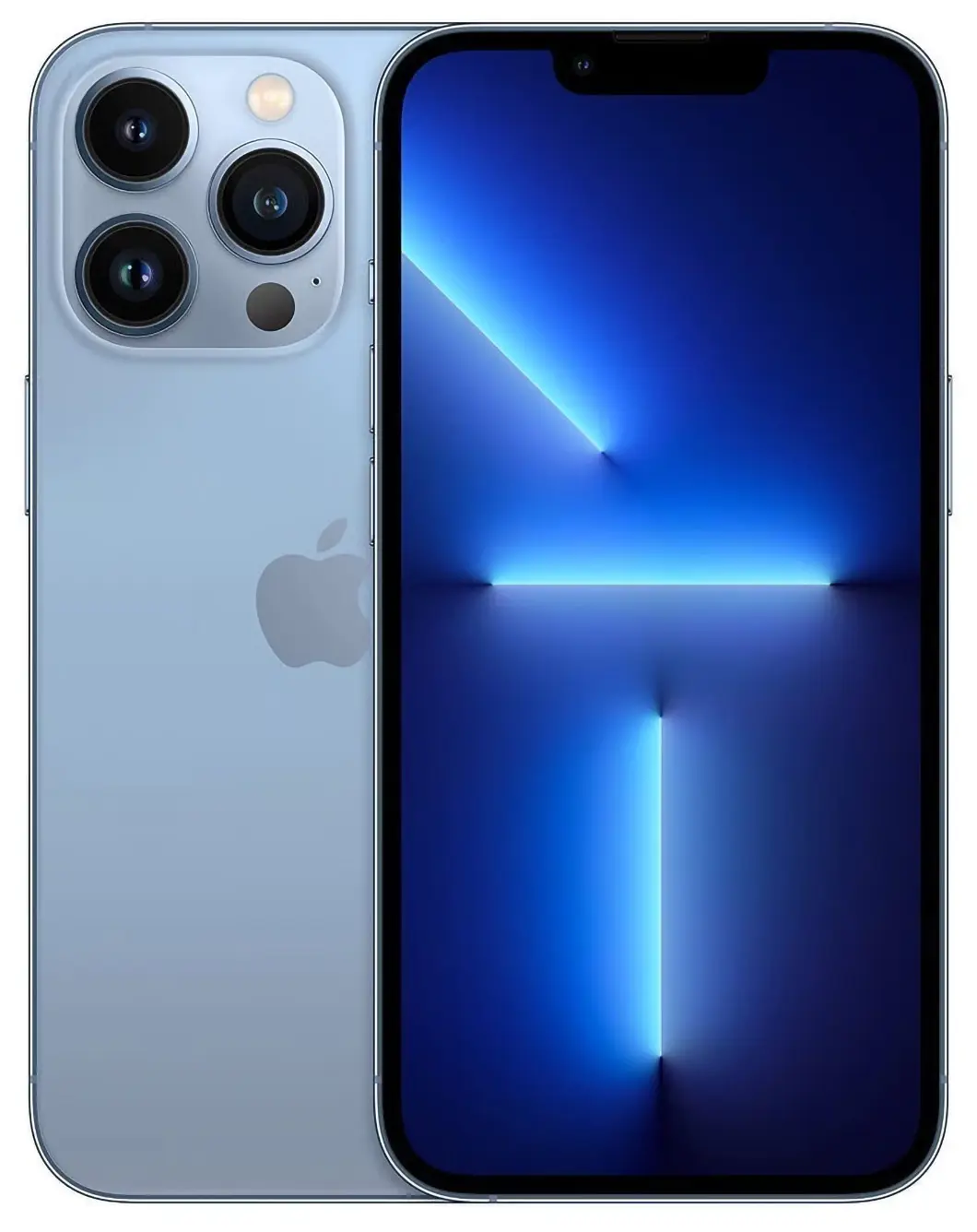 Refurbished Apple iPhone 13 Pro 128GB Sierra Blue (Unlocked) - Premium [90%+ Battery Health]