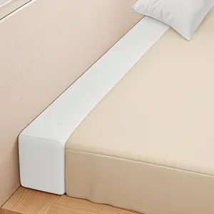 Bed Gap Filler,High-Density Bed Crack Filler with Removable Cover,Mattress Extender for Headboard Gap,Spacer Filler Between Mattress and Wall,Bed Wedge Gap Filler,Full Size,rice-white,60"x2"x6"