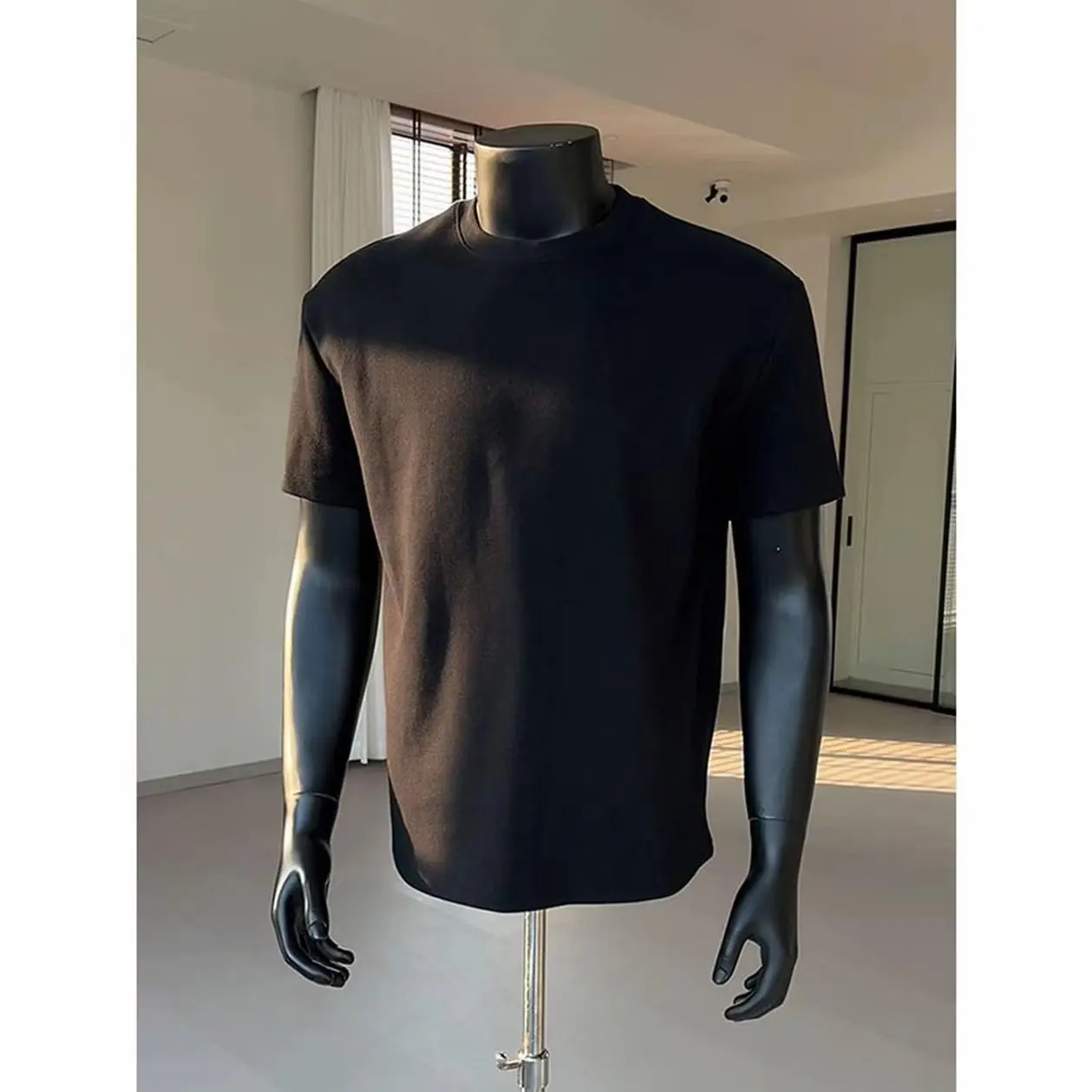 Men's Short-Sleeve Basic Round Neck Flash Solid Sports T-Shirts - Unisex EverydayTee Minimalist Clearance Tops for Sports & Outdoor Use