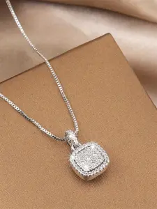 1 PC Charm Cubic Zirconia Necklace Pendant For Women Valentine's Day Gift Wedding Jewelry Jewelry Accessory Jewelry Design