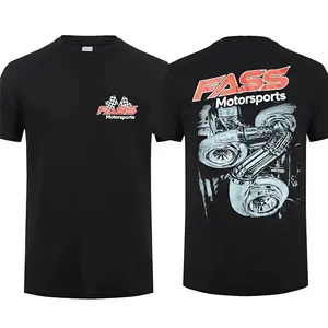FASS Motorsports T-Shirt – Racing Engine Turbo Graphic Tee for Car Enthusiasts and Speed Lovers, Perfect for Track Days and Motorsport Fans, Unisex T-Shirt for Men and Women