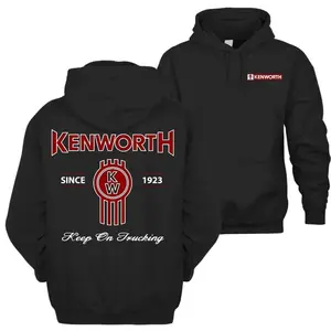 Kenworth Logo Hoodie – Since 1923 Classic Trucker Hoodie, Keep On Trucking Pullover, Semi Truck Unisex Outfit, Soft and Warm Unisex Shirt for Fall and Winter, Make in USA, Y2k
