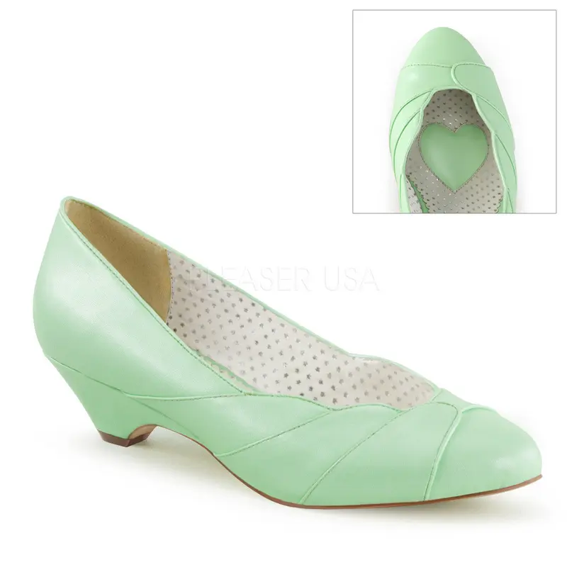 Pin Up Couture LULU-05 Mint Retro-Inspired Pumps