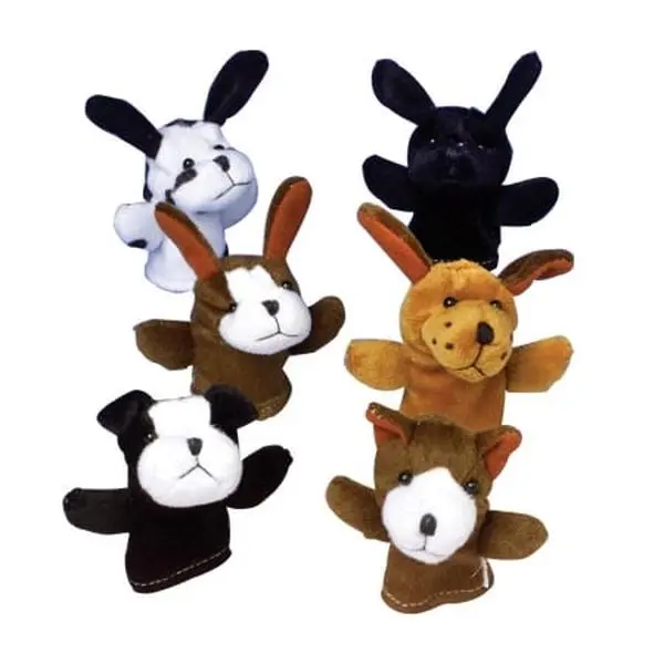 7 x 9 x 2 Dog Finger Puppets
