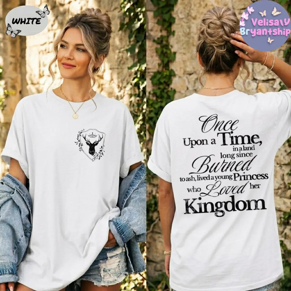 Once Upon a Time TOG Comfort Colors T-shirt, Sarah J Maas Merch, Throne of Glass Queen of Terrasen You Do Not Yield shirt, Booklover Tee, Fireheart Shirt