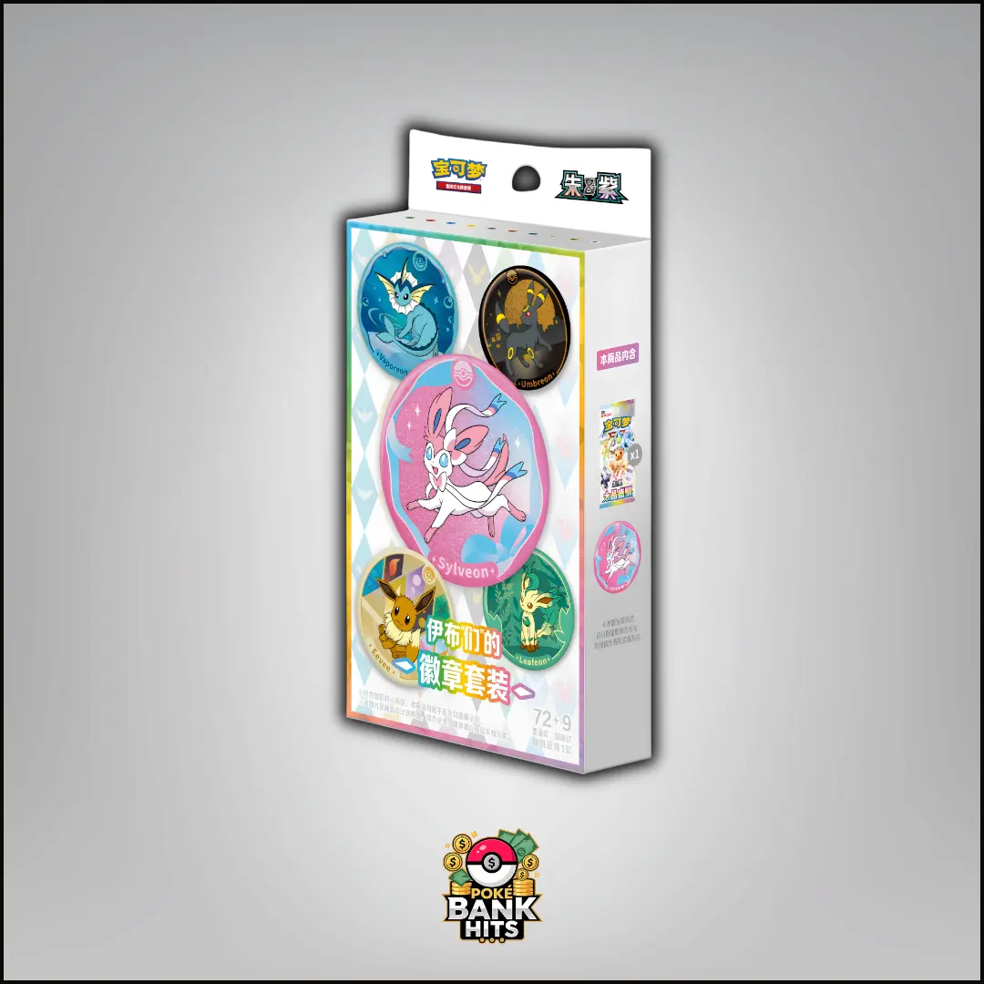 CN Terastal Gathering Badge Set Box -  (1 Pokémon Booster Pack)