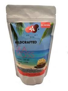 Healthy Herbs | Sea Moss Wildcrafted 100% Gold Jamaican Sea Moss (8oz)