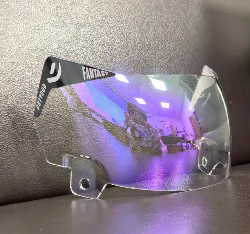 Football Visor, visor for helmet football，football accessories，football gear，REVO chrome color process,Flat Lens Technology,Anti-glare and UV protection,Fits Youth and Adult Football Helmets adaptation Schutt F7 Riddell SpeedFlex