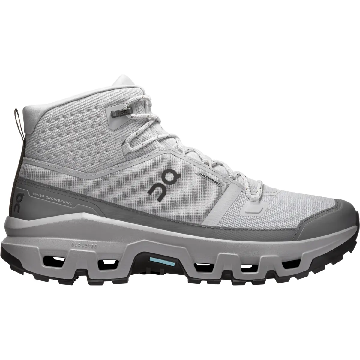 On Running Cloudrock Mid Waterproof Glacier Alloy Men's Fashion Shoes New