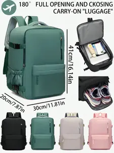 Ryanair Cabin Bags 40x30x20, Large Capacity Duffel Weekender Bag, Casual Plain Design, Ideal for All Seasons & Business Use, Casual Travel Backpack