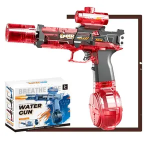 Portable Automatic Electric Water Gun, Handheld Pulse Water Gun for Pool and Beach Fun, USB Rechargeable Summer Party Toy for Ages 3-6