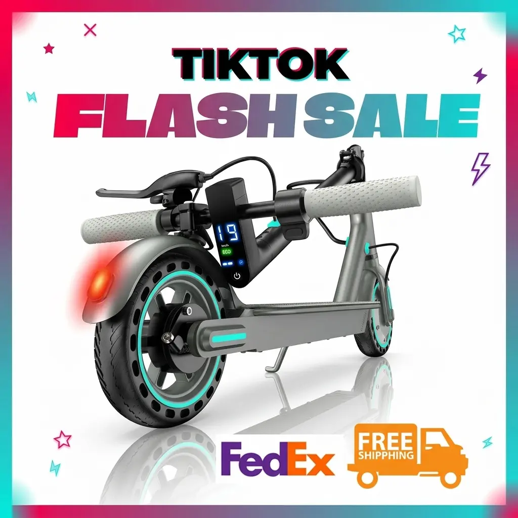 19 MPH Max Speed Electric Scooter for Adults ,8.5inch Solid Tires, 20/30km Max Range,   Foldable E-Scooter with App Control  for Smart APP Contro Powerful