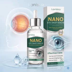Laniska Nano Eye Drop Serum, 30ml / 1 fl oz Sterile Eye Care Drops with Easy Dropper Bottle, Hydrating Daily Eye Comfort Solution for Dry, Tired and Screen-Exposed Eyes