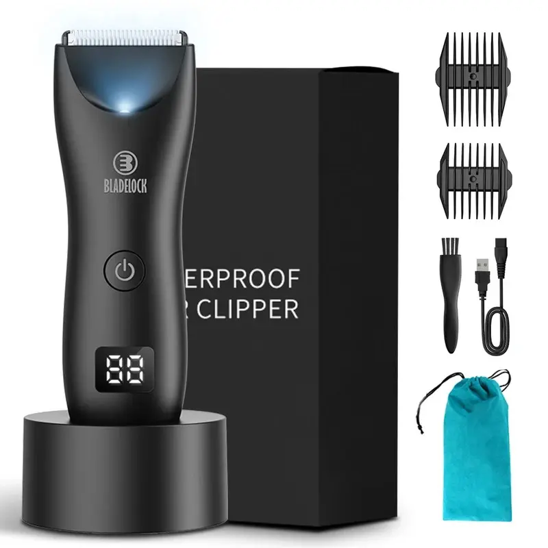 Professional Groin Body Hair Trimmer Ball Shaver for Men Body Grooming Clipper Rechargeable Ceramic Trimmer Bikini Epilator Gift Brush trimmers women split end trimmer body hair trimmer