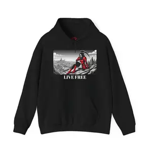 Armored Reaper- KILU Live Free Gaming Collection Hoodie