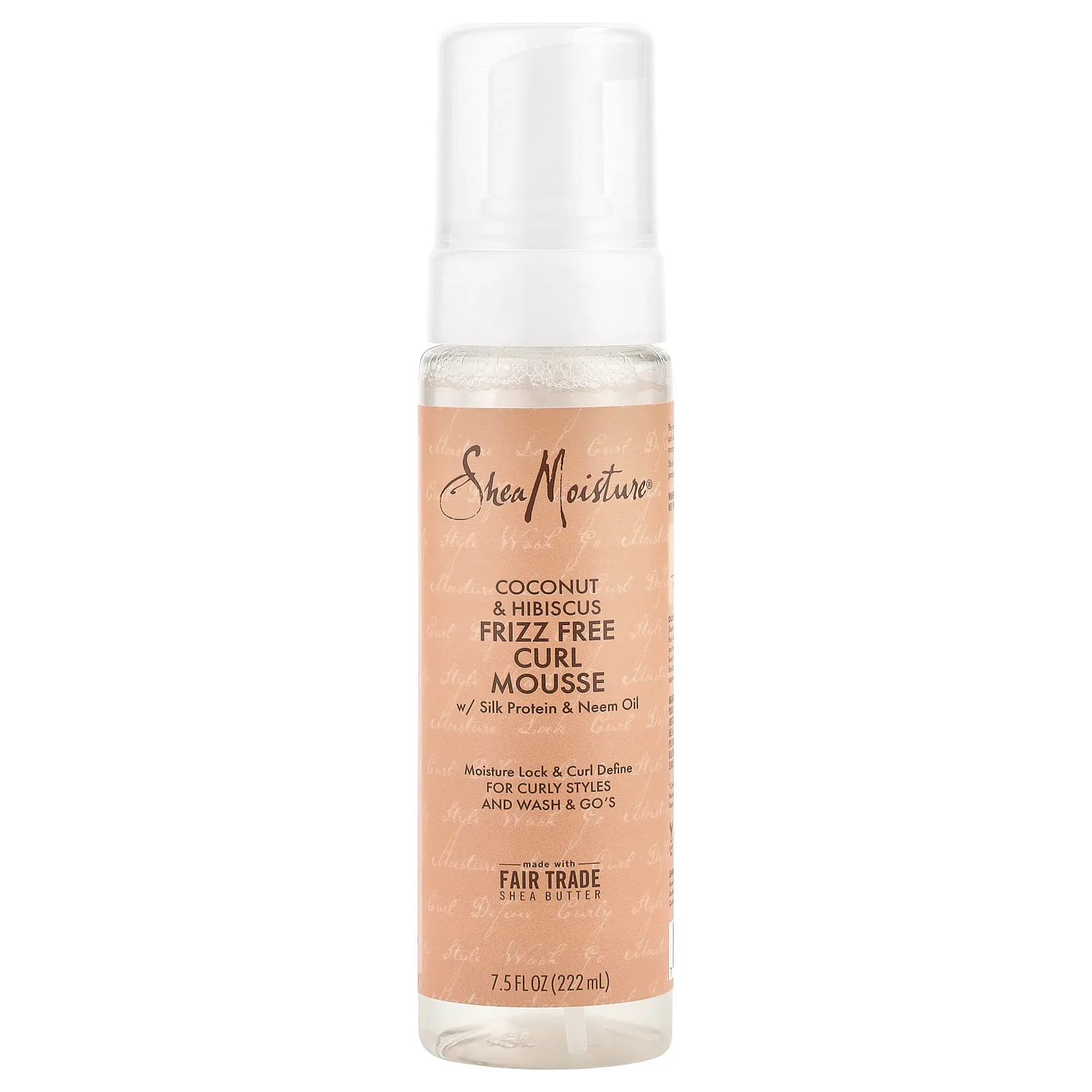 SheaMoisture Frizz Free Curl Mousse, Coconut & Hibiscus, 7.5 fl oz (222 ml) SheaMoisture Frizz Free Curl Mousse, Coconut & Hibiscus, 7.5 fl oz (222 ml)