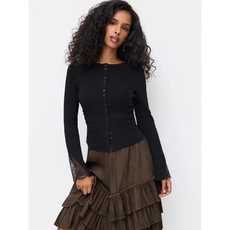 Knit lace top pattern - TikTok Shop