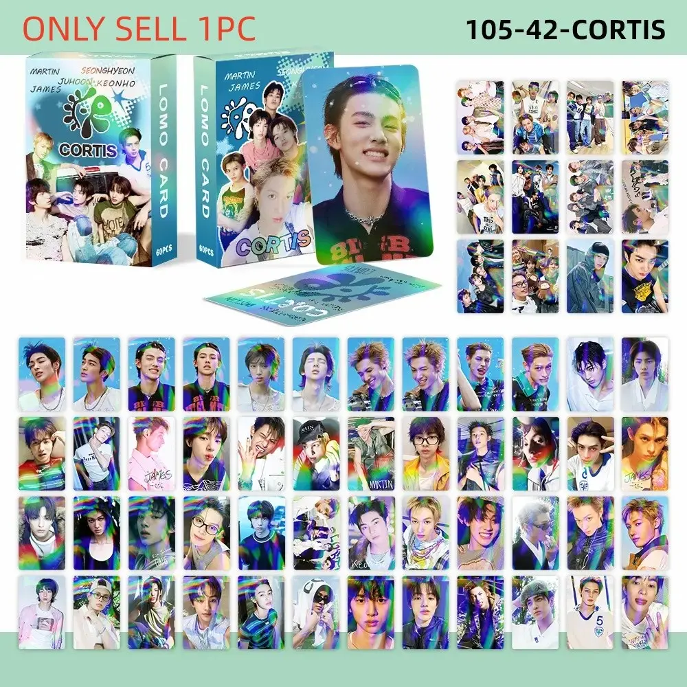 60 Pcs Cortis Group Collection Double-Sided Star Photo Cards