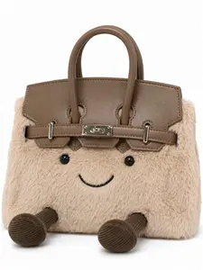 Cute Plush Doll Bag, Adorable Fuzzy Handbag, Small Elf Design, Perfect for Carrying Essentials, Soft and Cozy Material, Ideal Gift Choice