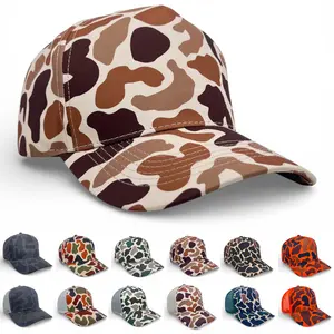 Duck Camo Baseball Cap Snapback Adjustable Size Men Outdoor Hunter Visor Hat