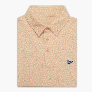 The Magnolia 3.0 Polo Orange, Men's Short Sleeve Performance Polo,Gifs For Him And Her,Polo Golf 3D