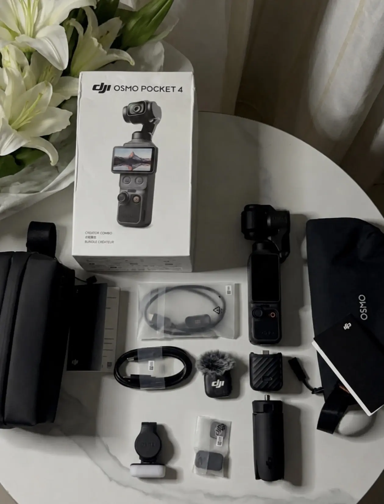 DJI OSMO POCKET 4 CREATOR COMBO SETS (ALL ACCESSORIES INCLUDED WITH ACTUAL CAMERA)