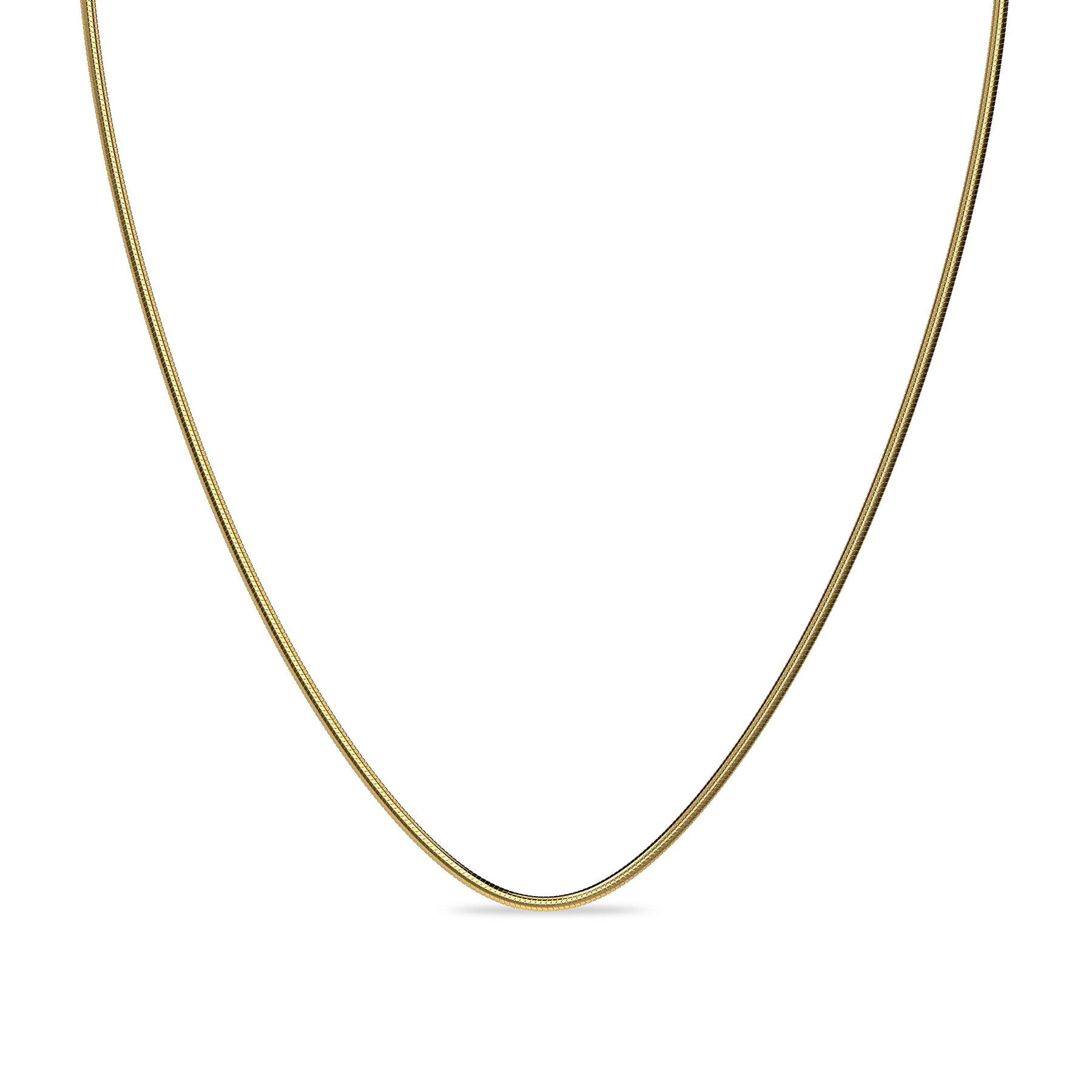 PASCAL Serpentine Chain Necklace, Unisex Minimalist Jewelry with Fluid Silhouette, Silver Necklaces & Gold Aesthetic Chain Accessory for Everyday Wear, Chain Accessory Necklaces