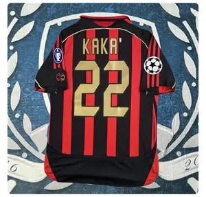 2006 2007 Retro Red Away No. 22 Kaka Short-Sleeve Soccer Jersey