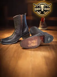 Men's Boots Style Dubai Genuine Leather / Bota para Hombre Estilo Dubai Piel Genuina