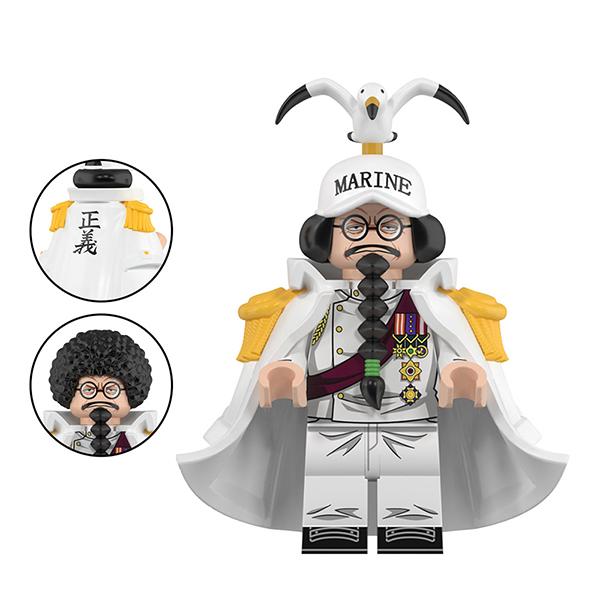 GTLANDS 8 Pcs Custom One Piece Anime Characters Building Block Minifigure Set
