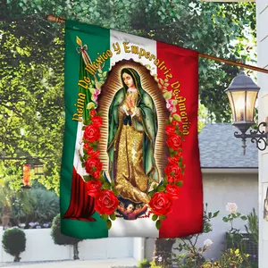 Our Lady of Guadalupe Virgin Mary Mexico Flag Flag 3x5ft