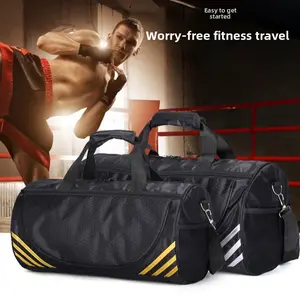 Sports bag Cylinder swimming fitness bag Shoulder travel bag Luggage bag Yoga Taekwondo barrel bag gym