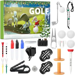 Golf Advent Calendar 2025 for Men Women Adults, Christmas Countdown Calendar with 24 PCS Golf Surprises Novelty Golf Accessories Xmas Gifts for Dad Husband Golf Lovers