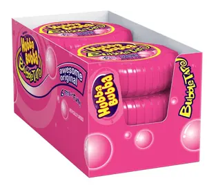HUBBA BUBBA Bubble Gum Tape - Original Chewing Gum Bulk Pack, 2 oz, Pack of 6 Candy Bulk