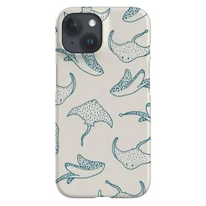 Stingray Line Art Limited-Edition Phone Case  Manta Ray Sea Animal  Phone Case For iPhone 11-17