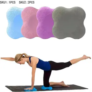 Yoga mat with extra cushioning, shock absorption and Impact absorption, durable knee support, portable elbow pad, multifunctional, suitable for yoga, exercise, fitness, and yoga accessories, Portable Practice Mat