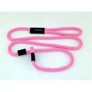 Soft Lines  Dog Slip Leash 0.62 In. Diameter By 8 Ft. - Hot Pink
