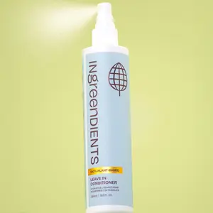 Ingreendients Leave-In Conditioner – 100% Plant-Based, Organic Coconut Oil & Shea Butter, Silicone-Free, Sulfate-Free, Vegan, Color-Safe Hair Detangler
