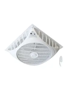 Sunpentown SF-1691CC 16 in. DC-Motor Drop Ceiling Fan - Adjustable Angle, Automatic Shutting, Digital Speed Control, Remote-Enabled Household Appliance Fan, Adjustable Angle Ceiling Fans, Automatic Shutting Ceiling Fans