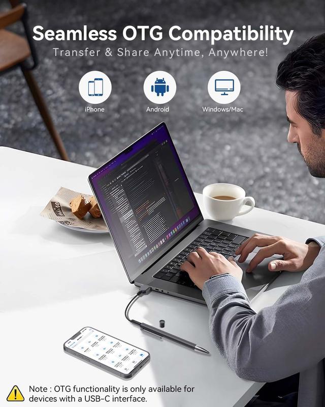 Professional Voice Recorder for Lectures Meetings,Digital Voice Activated Recorder with Playback,64GB(4400Hrs) Dictaphone Audio Recording Device with AI Noise Cancellation,Support OTG